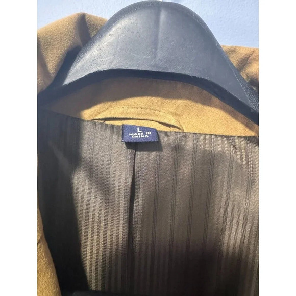 Roundtree & Yorke size ‎ Large mens tan sports coat - Picture 3 of 6